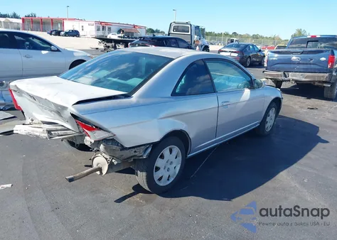 2002 Honda Civic Ex из США, поврежденный, VIN 1HGEM22912L108163